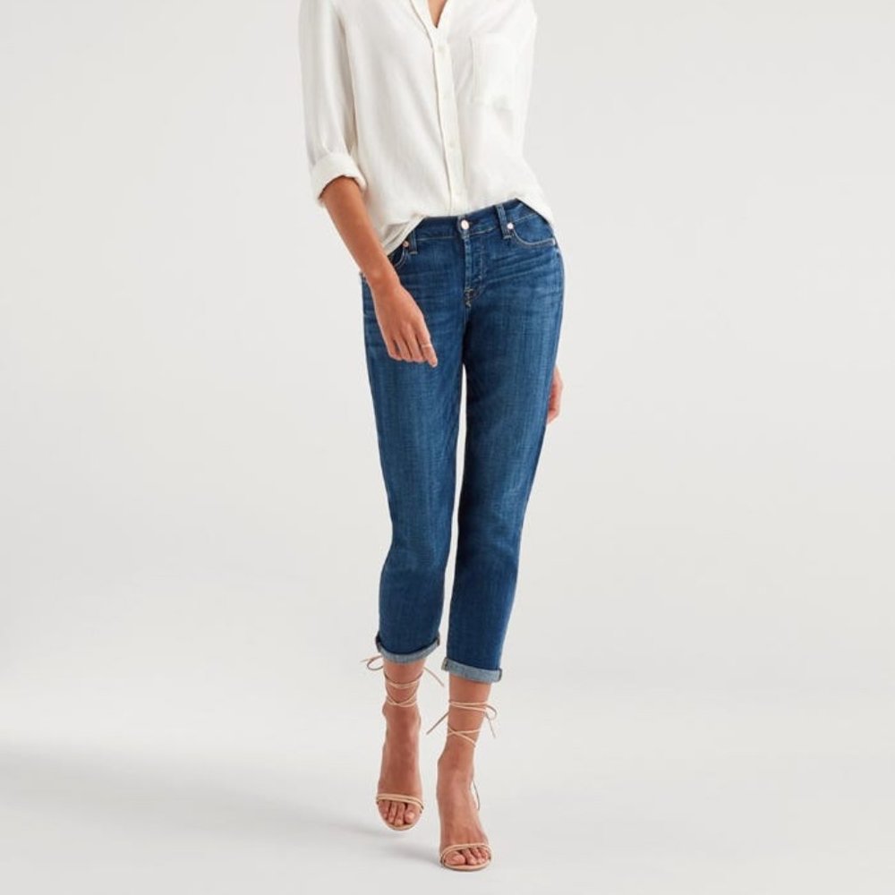 7 for all mankind jeans, size 26, straight leg